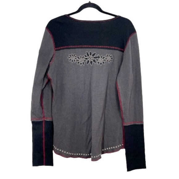 Alp N Rock Alpinum LS Henley Black Size 4 (Large) - Picture 4 of 4